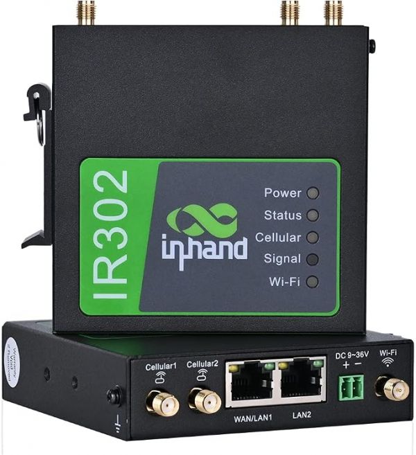 InHand Networks IR302 Industrial IoT 4G LTE VPN Cellular Router