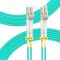 LC to LC Fiber Patch Cable OM3 Multimode 15M/49ft 2 Pack