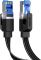 UGREEN Cat 8 Ethernet Cable 3FT, Flat High Speed 40Gbps 2000Mhz Internet Cable 26AWG Braided Network Cord RJ45 Shielded Indoor LAN Cables Compatible for Gaming PC PS5 Xbox Modem Router 3FT