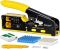 Solsop Pass Through RJ45 Crimp Tool Kit All-in-One Ethernet Crimper