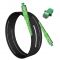 Armored SC/APC to SC/APC Fiber Optic Internet Cable 2 m 7 ft