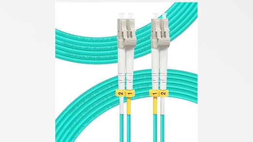 LC to LC Fiber Patch Cable OM3 Multimode 15M/49ft 2 Pack