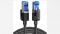 UGREEN Cat 8 Ethernet Cable 1.5FT, High Speed Braided 40Gbps 2000Mhz Network Cord Cat8 RJ45 Shielded Indoor Heavy Duty LAN Cables Compatible with Gaming PC PS5 PS4 PS3 Xbox Modem Router 1.5FT