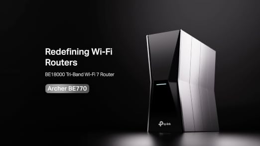 TP-Link Tri-Band BE18000 WiFi 7 Router, Archer BE770